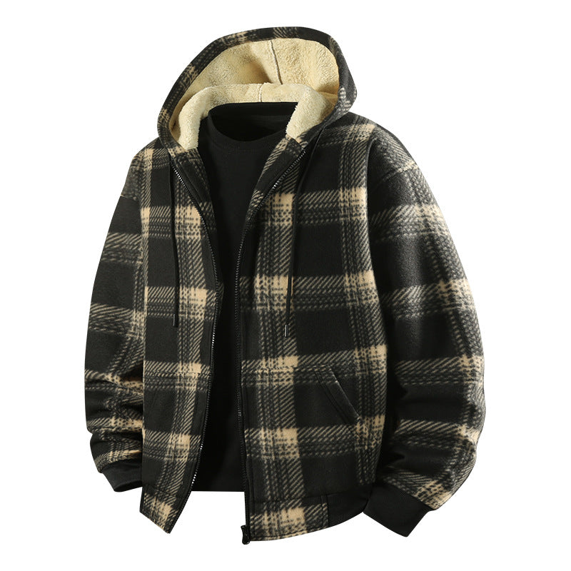 Signature Sherpa-Lined Check Over-Shirt